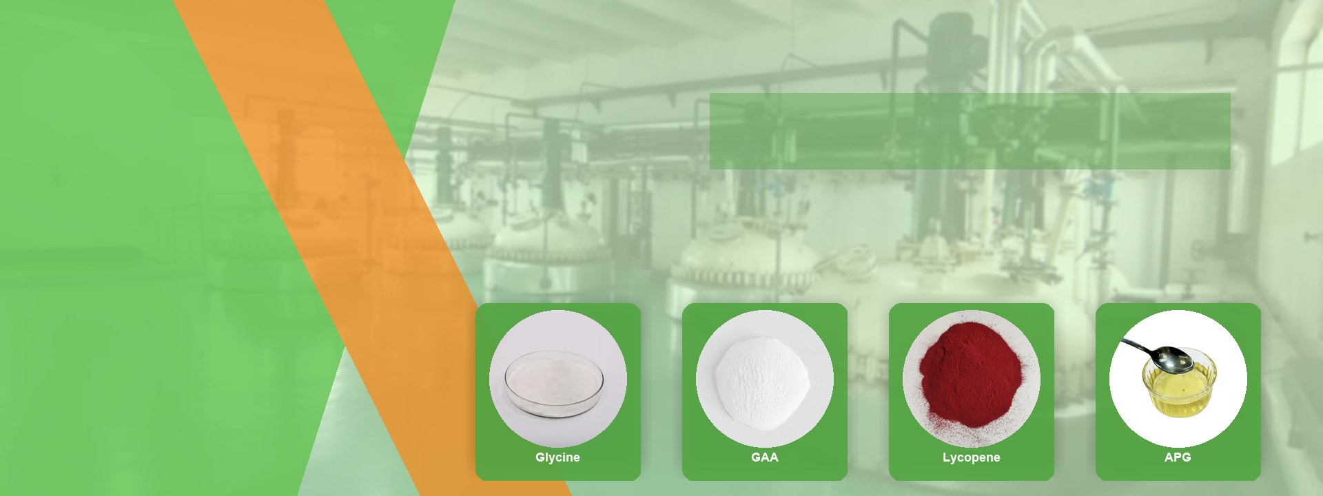 Applications banner background with product and market application visuals